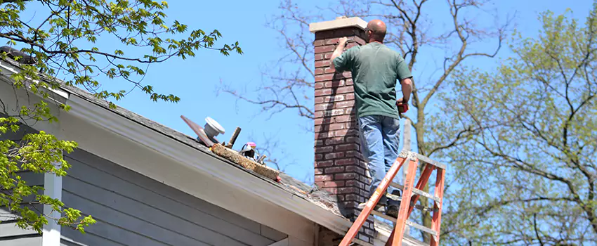 Vinyl and PVC Chimney Flashing Installation in Carol Stream, IL